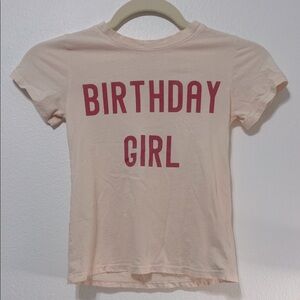 Brokedown 'Birthday Girl' Tee Size 4T EUC